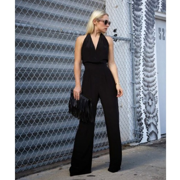 Gypsy 05 Pants - $325 Gypsy 05 Silk Black Halter Jumpsuit - Medium